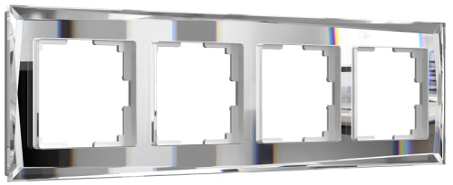 Рамка универсальная Werkel Diamant 4-м. стекло зеркальный картинка
