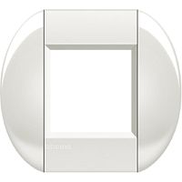 Рамка овальная Legrand BTicino LivingLight 2 мод белый 