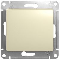 Переключатель без рамки Systeme Electric Glossa 1-кл. перекрестный бежевый