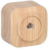 Розетка компьютерная накладная IEK Glory РК10-ХС 1-м. RJ45 5e сосна IEK — купить по цене от 247 ₽ | ПрофБезопасность