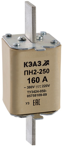Вставка плавкая предохранителя Кэаз ПН2-250 200А