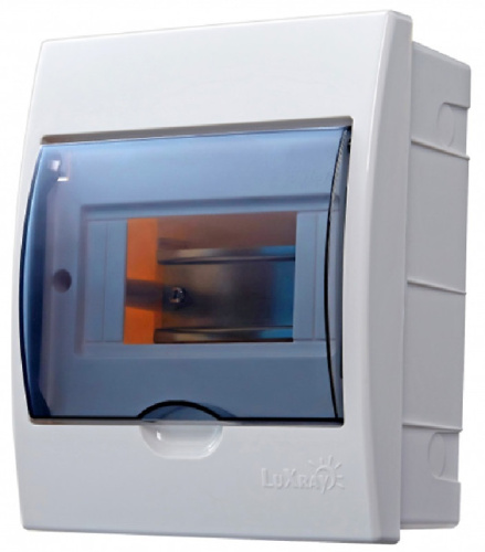 Бокс пластиковый Lezard Luxray ЩРВ-П-4 (200x112x95мм) IP41 прозрачная дверь