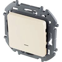 Выключатель с подсветкой без рамки Legrand Inspiria 1-кл. слоновая кость