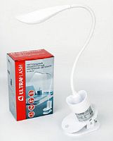 Светильник настольный аккумуляторный Ultraflach UF-738 C01 4Вт 220В Белый Ultraflash — купить по цене от 865 ₽ | ПрофБезопасность