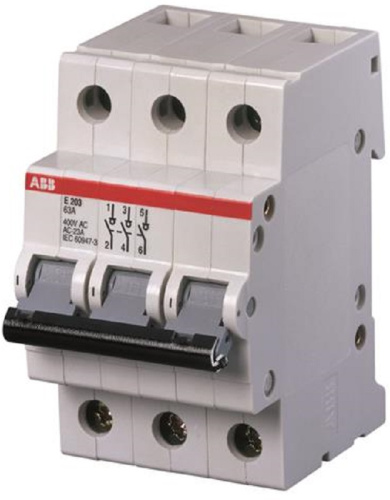 Выключатель нагрузки (мини-рубильник) ABB E203r 3п 100A рычаг красный тип AC, ABB, купить, цена, доставка, безопасность Выключатель нагрузки (мини-рубильник) ABB E203r 3п 100A рычаг красный тип AC ABB — купить по цене от 8 239 ₽ | ПрофБезопасность