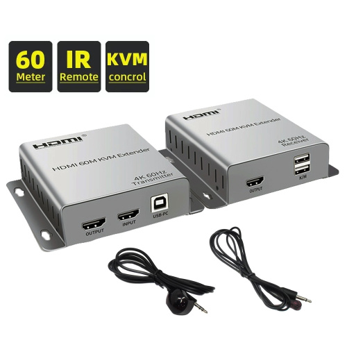HDMI KVM удлинитель ORIENT VE070V2 60м 4K, ORIENT, купить, цена, доставка, безопасность HDMI KVM удлинитель ORIENT VE070V2 60м 4K ORIENT — купить по цене от 7 590 ₽ | ПрофБезопасность