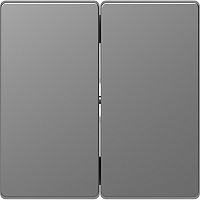 Лицевая панель Schneider Electric Merten D-Life для 2-кл. выключателя сталь Schneider Electric — купить по цене от 1&nbsp;283 ₽ | ПрофБезопасность