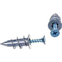 Дюбель для гипсокартона driva металл M15x29 с саморезом Tech-KREP (4 шт)  Tech-Krep — купить по цене от 130 ₽ | ПрофБезопасность