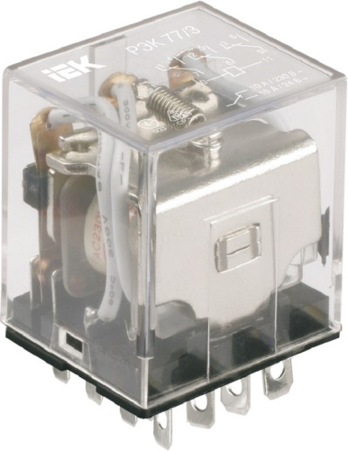 Реле промежуточное IEK ONI РЭК77/3(LY3) 10А 12В DC