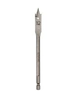 Сверло перовое по дереву 12мм (шестигранный хвостовик) Kranz KR-91-0663