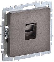 Розетка компьютерная без рамки IEK Brite РК10-БрТБ 1-м. RJ45 5e темная бронза
