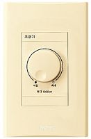 Светорегулятор с накладкой Legrand Anam Zunis 1-м 2 мод. 1000W для ламп накаливания бежевый