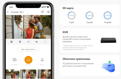 Видеокамера Wi-Fi IMOU Cruiser SE+ 5MP (IM-IPC-K7CP-5H1WE) фото 5