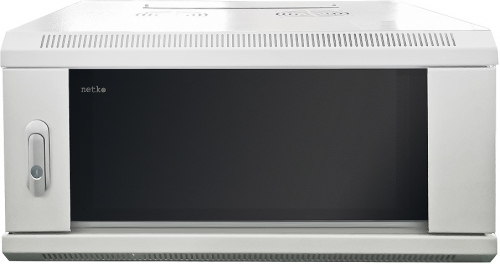 Шкаф настенный 19″ Netko WMA 4U (600x450x280) серый, собранный картинка