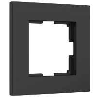 Рамка универсальная Werkel Slab 1-м. черный матовый
