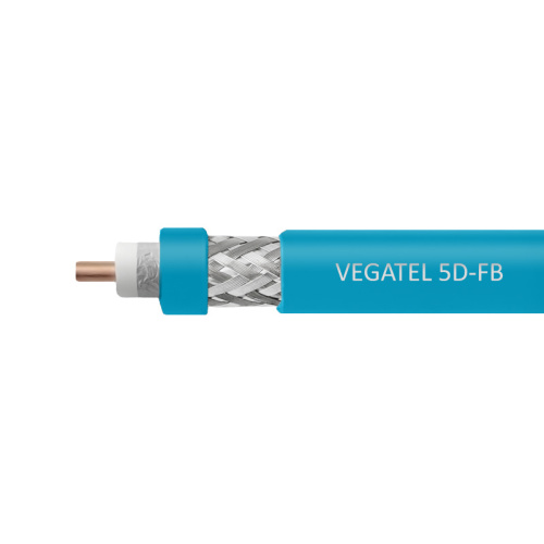 Кабель коаксиальный Vegatel 5D-FB Cu (ГОСТ, синий) бухта 100м Vegatel — купить по цене от 166 ₽ | ПрофБезопасность