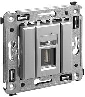 Розетка USB тип А без рамки DKC Avanti 1-м. 3000мА закаленная сталь