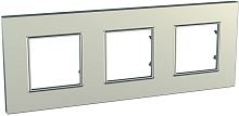 Рамка горизонтальная Schneider Electric Unica Quadro 3-м. титан Schneider Electric — купить по цене от 1&nbsp;203 ₽ | ПрофБезопасность