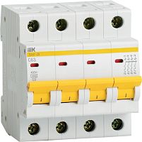 Выключатель автоматический IEK KARAT ВА47-29 4п 63А C 4.5кА