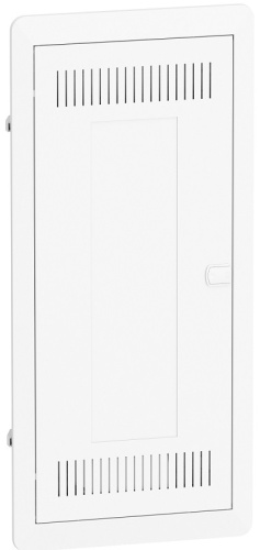 Слаботочный щит внутренний Schneider Electric Resi9 KV 4-х ряд., (710x330x90мм) IP30 белая дверца