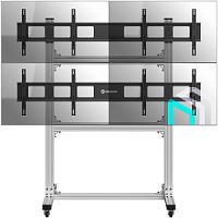 Напольный мобильный стенд для видеостен 2х2 4 x 40"- 55" Onkron FSPRO2L-22 серебристый