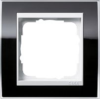Рамка универсальная Gira Event Clear 1-м. черный/белый глянец Gira — купить по цене от 1&nbsp;440 ₽ | ПрофБезопасность