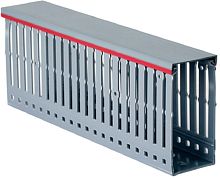 Кабель-канал перфорированный DKC Quadro RL6G 40x40мм (2000мм) серый (уп. 40м.)