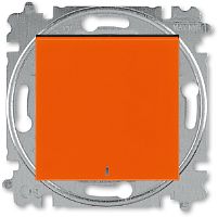 Выключатель с подсветкой без рамки ABB EPJ Levit 1-кл. оранжевый/дымчатый чёрный ABB — купить по цене от 918 ₽ | ПрофБезопасность