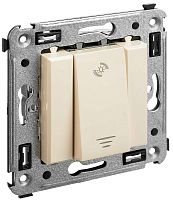 Светорегулятор кнопочный без рамки DKC Avanti 1-кл. 5–220Вт ванильная дымка