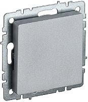 Заглушка без рамки IEK Brite МЗ10-БрА алюминий