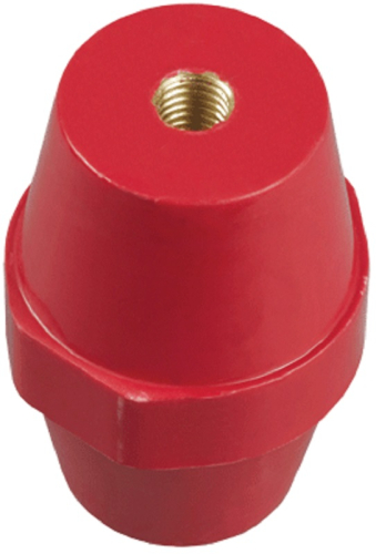 Изолятор силовой шинный IEK SM51 (М8) красный картинка