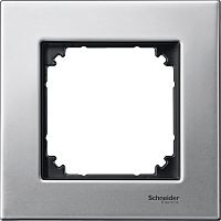 Рамка универсальная Schneider Electric Merten M-Elegance 1-м. металл платина серебро