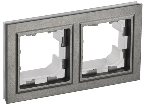 Рамка универсальная IEK Brite РУ-2-БрШ-44 2-м. IP44 шампань IEK — купить по цене от 195 ₽ | ПрофБезопасность