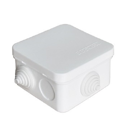 Коробка распределительная ЭПП ОП 75x75x45мм (3 ввода) IP54 белый