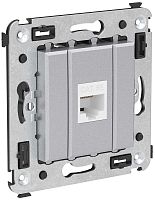 Розетка компьютерная экранированная без рамки DKC Avanti 1-м. RJ45 5е закаленная сталь