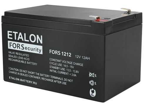 Аккумулятор ETALON FORS 1212 ETALON — купить по цене от 3&nbsp;636 ₽ | ПрофБезопасность