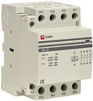 Контактор модульный EKF PROxima КМ 3п 4НЗ 25А 230В АС