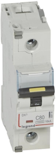 Выключатель автоматический Legrand DX3-E 10000 1п 80А C 16кА