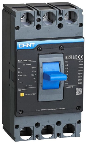 Выключатель автоматический в литом корпусе CHINT NXM-400S 3п 350А 50кА картинка