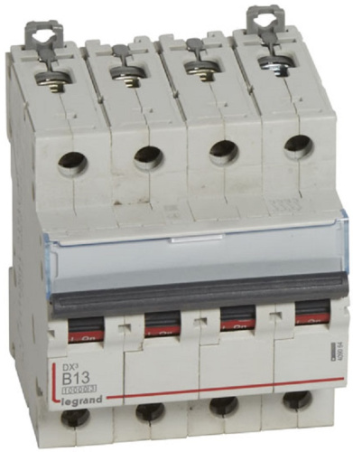 Выключатель автоматический Legrand DX3-E 10000 4п 13А B 16кА
