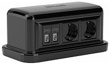 Башенка напольная DKC In-liner Front Viva 12 мод. черный