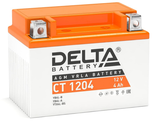 Аккумулятор Delta CT 1204 Delta Battery — купить по цене от 2&nbsp;043 ₽ | ПрофБезопасность