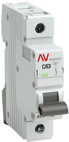 Выключатель автоматический EKF Averes AV-6 1п 63А C 6кА