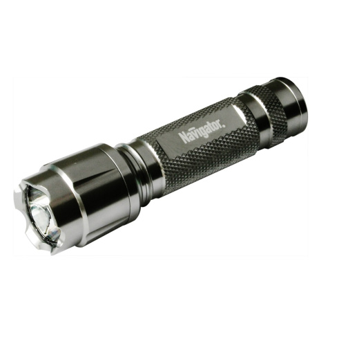 Фонарь ручной Navigator NPT-CM05-1AA-1LEDх1Вт Алюминий /металлик Navigator — купить по цене от 390 ₽ | ПрофБезопасность