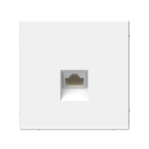 Розетка компьютерная без рамки Systeme Electric ArtGallery  1-м. RJ45 CAT 6А белый Systeme Electric — купить по цене от 2&nbsp;190 ₽ | ПрофБезопасность