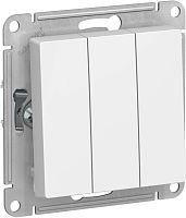 Выключатель без рамки Systeme Electric AtlasDesign 3-кл. белый