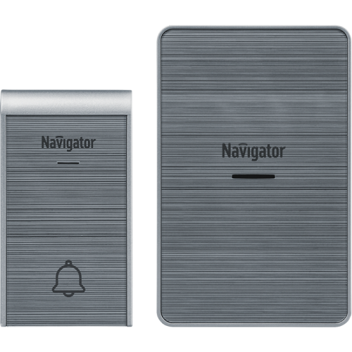 Звонок беспроводной аналоговый Navigator NDB-D-DC06-1V1-S 36 мелодий Серый, Navigator, купить, цена, доставка, безопасность Звонок беспроводной аналоговый Navigator NDB-D-DC06-1V1-S 36 мелодий Серый Navigator — купить по цене от 1 400 ₽ | ПрофБезопасность