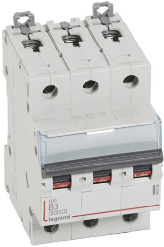 Выключатель автоматический Legrand DX3-E 6000 3п 3А B 10кА