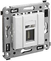 Розетка USB тип А без рамки DKC Avanti 1-м. 3000мА белое облако