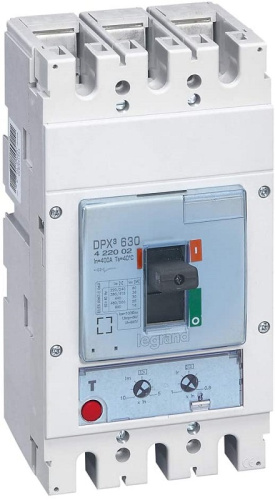 Выключатель автоматический в литом корпусе Legrand DPX3 630 3п 400А 36кА